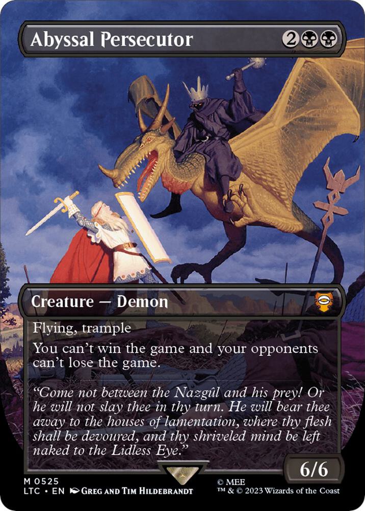 Abyssal Persecutor (Borderless) | Commander: The Lord of the Rings: Tales of Middle-earth #525