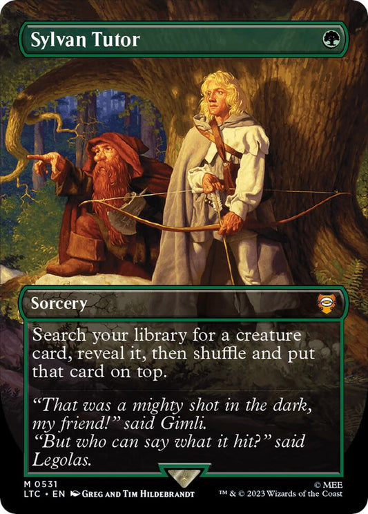 Sylvan Tutor (Borderless) | Commander: The Lord of the Rings: Tales of Middle-earth #531