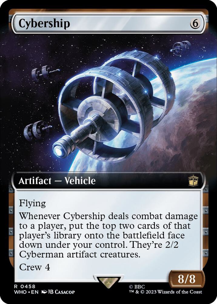 Cybership (Extended Art) | Universes Beyond: Doctor Who #458