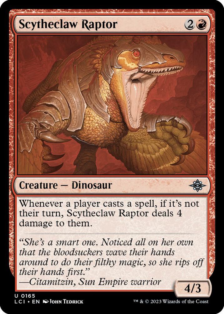 Scytheclaw Raptor | The Lost Caverns of Ixalan #165
