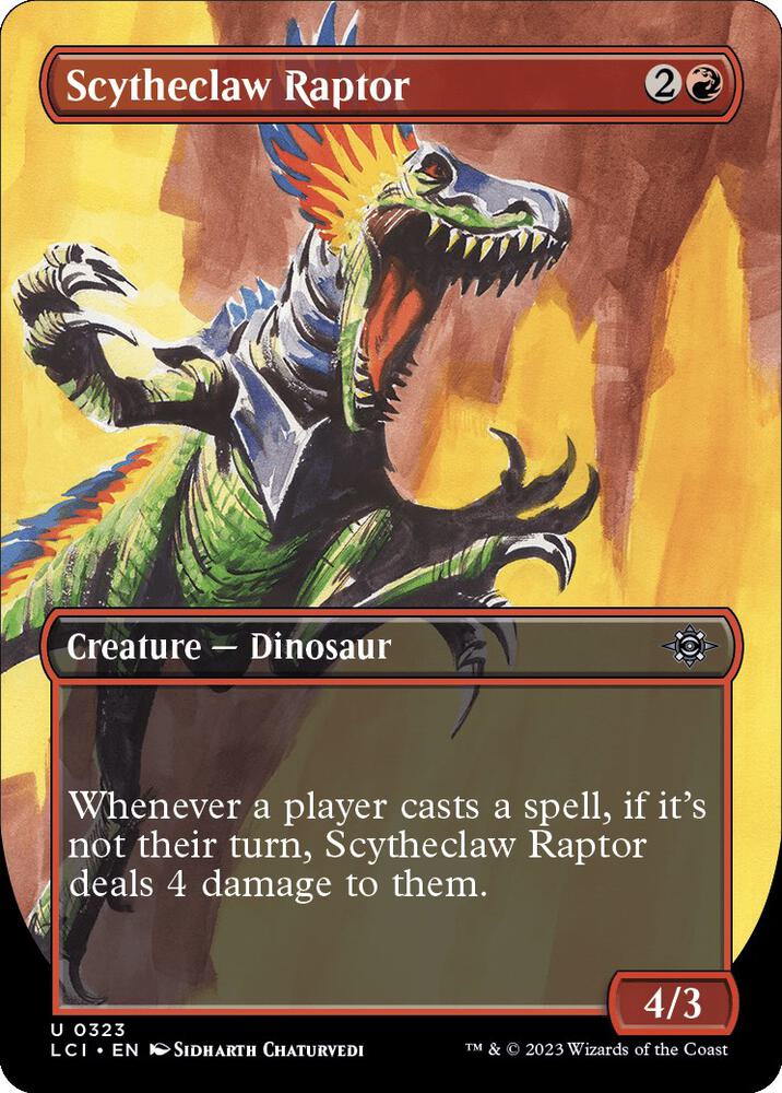 Scytheclaw Raptor (Borderless) | The Lost Caverns of Ixalan #323