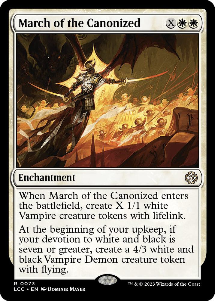 March of the Canonized | Commander: The Lost Caverns of Ixalan #73