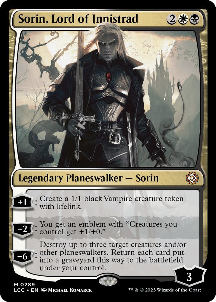 Sorin, Lord of Innistrad | Commander: The Lost Caverns of Ixalan #289