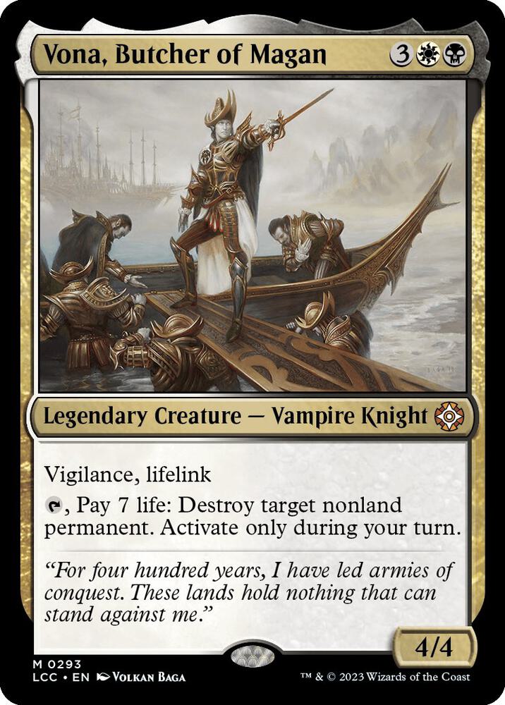 Vona, Butcher of Magan | Commander: The Lost Caverns of Ixalan #293