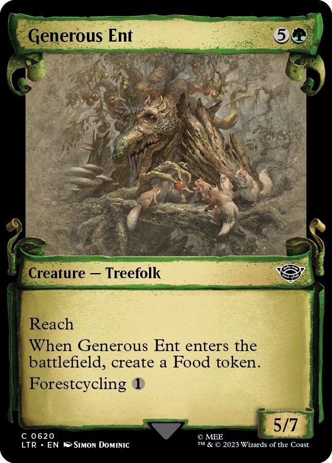 Generous Ent (Showcase Scrolls) | Universes Beyond: The Lord of the Rings: Tales of Middle-earth #620
