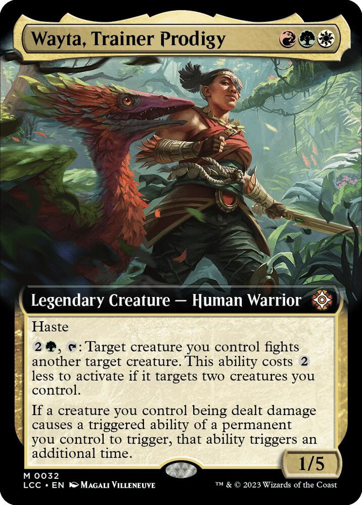 Wayta, Trainer Prodigy (Extended Art) | Commander: The Lost Caverns of Ixalan #32