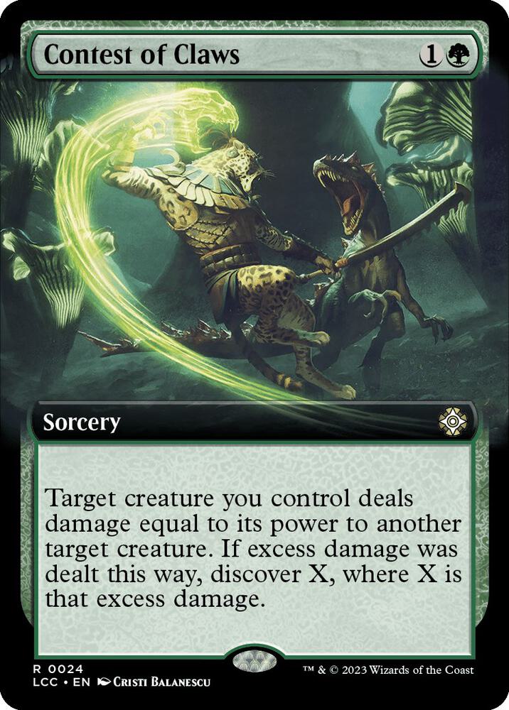Contest of Claws (Extended Art) | Commander: The Lost Caverns of Ixalan #24