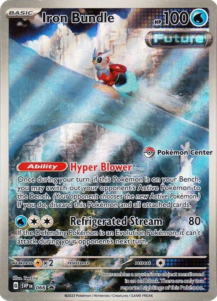 Iron Bundle - 066 (Pokemon Center Exclusive) | SV: Scarlet & Violet Promo Cards #066