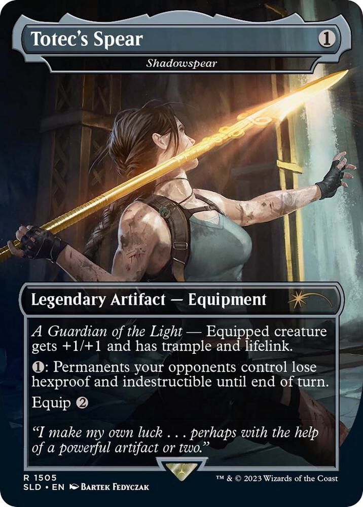 Totec's Spear - Shadowspear | Secret Lair Drop Series #1505