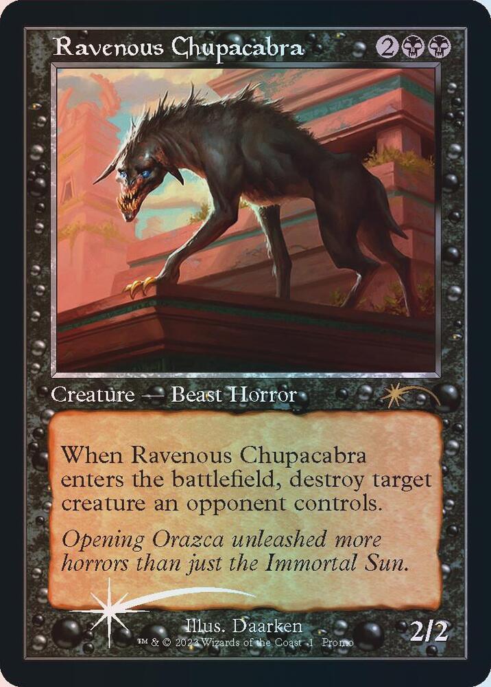 Ravenous Chupacabra (Retro Frame) | Open House Promos #1