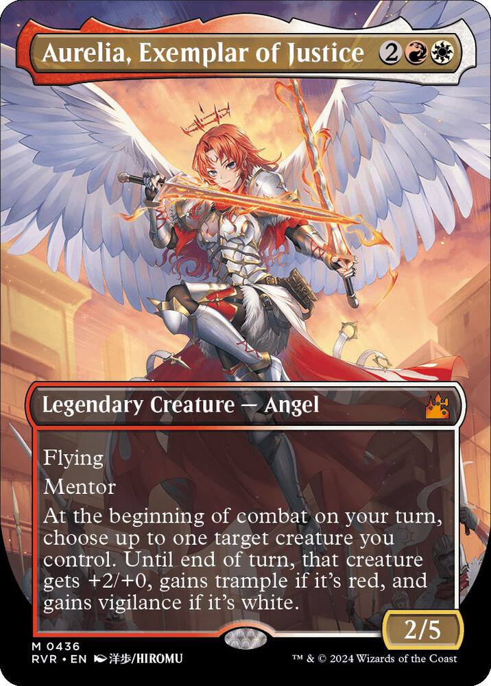 Aurelia, Exemplar of Justice (Anime Borderless) | Ravnica Remastered #436
