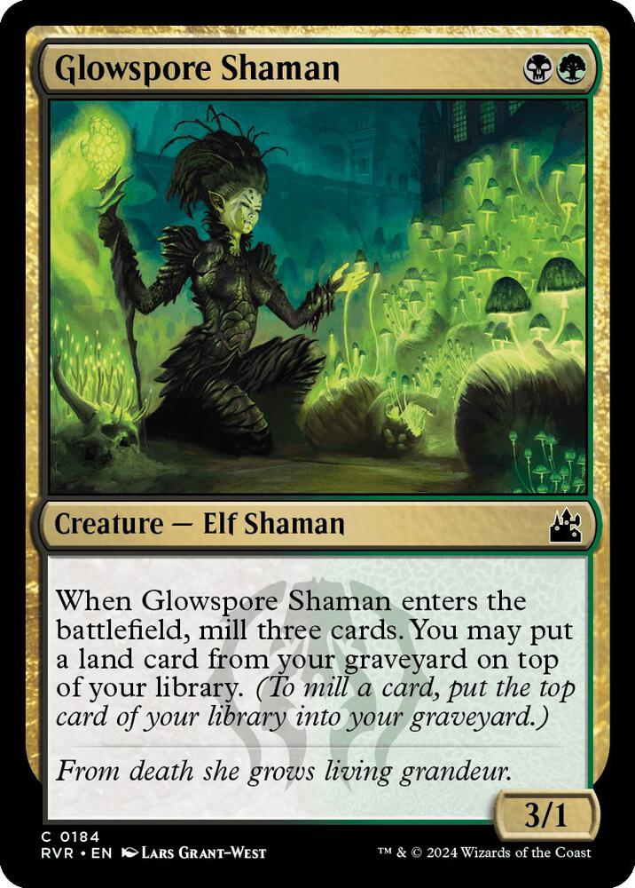 Glowspore Shaman | Ravnica Remastered #184