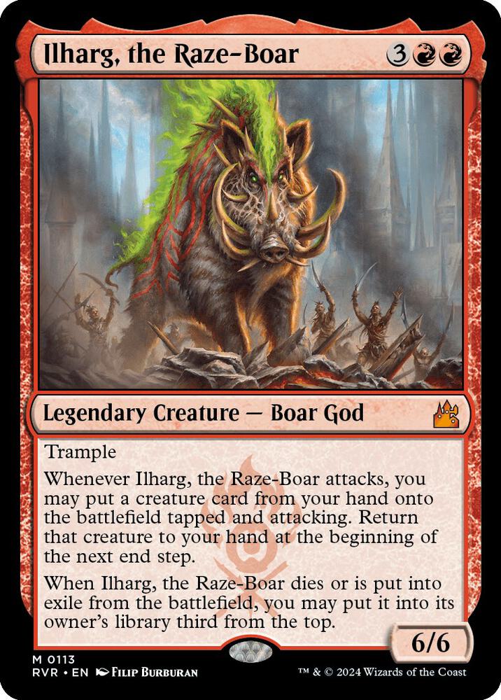 Ilharg, the Raze-Boar | Ravnica Remastered #113
