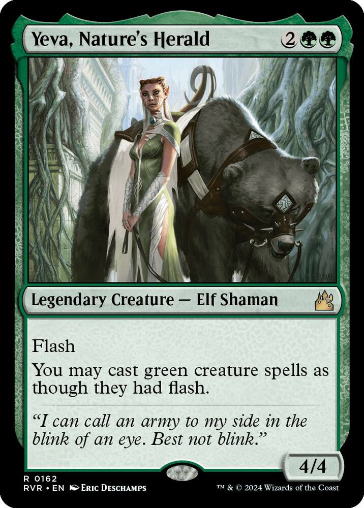 Yeva, Nature's Herald | Ravnica Remastered #162