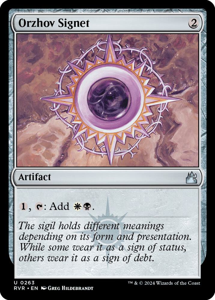 Orzhov Signet | Ravnica Remastered #263