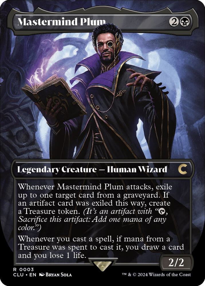 Mastermind Plum (Borderless) | Ravnica: Clue Edition #3