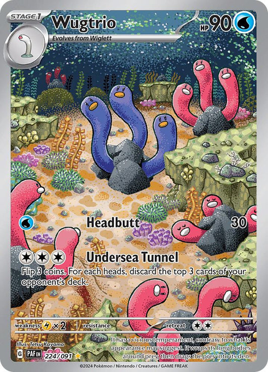 Wugtrio - 224/091 | SV: Paldean Fates #224/091