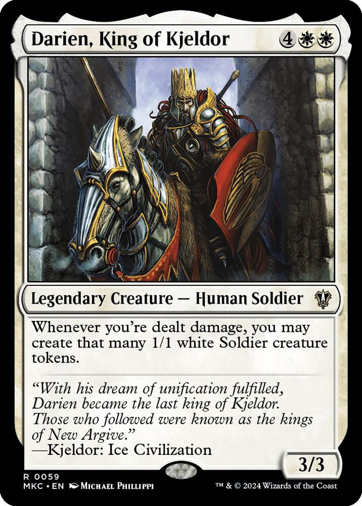 Darien, King of Kjeldor | Commander: Murders at Karlov Manor #59