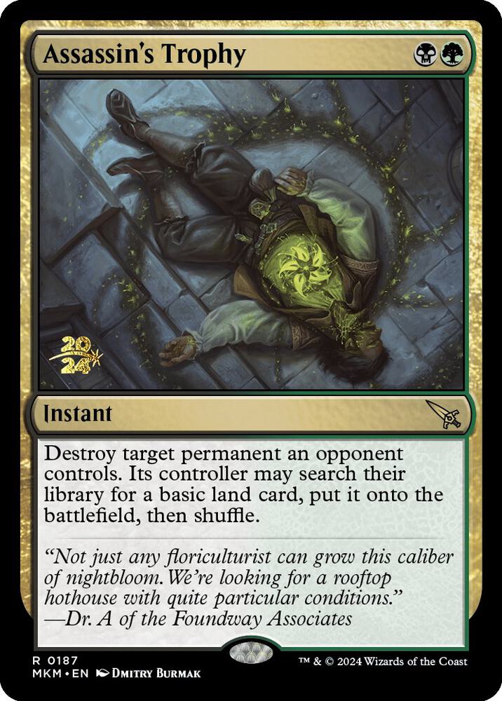 Assassin's Trophy (0187) | Prerelease Cards #187