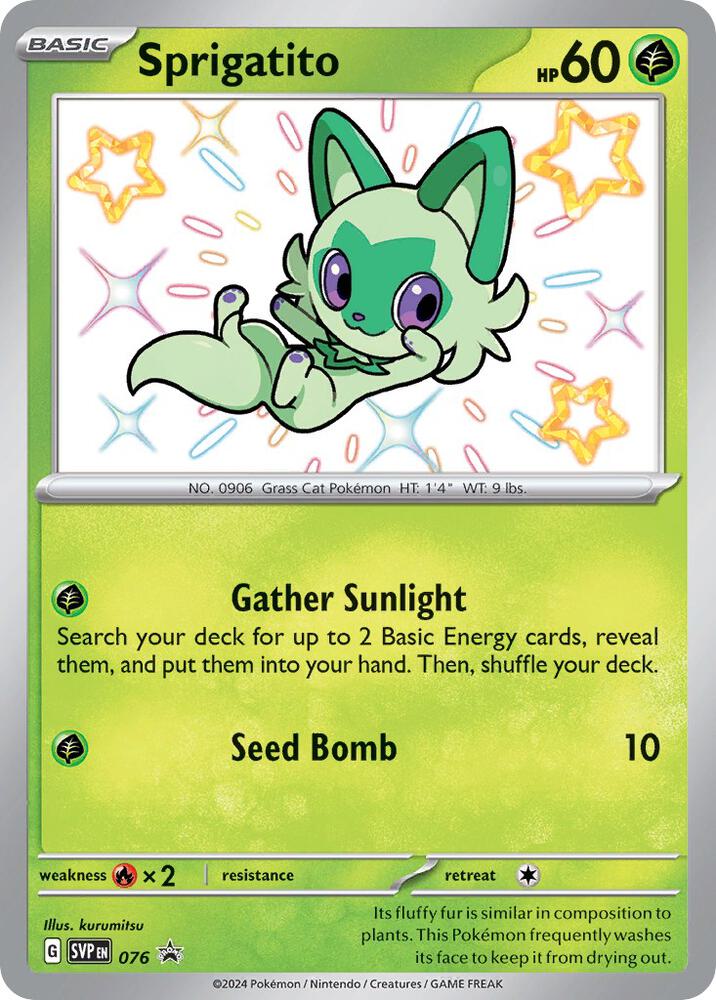 Sprigatito - 076 | SV: Scarlet & Violet Promo Cards #076