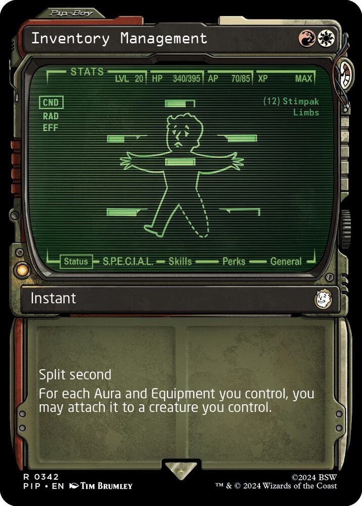 Inventory Management (Showcase) | Universes Beyond: Fallout #342