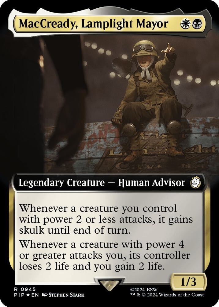 MacCready, Lamplight Mayor (Extended Art) (Surge Foil) | Universes Beyond: Fallout #945