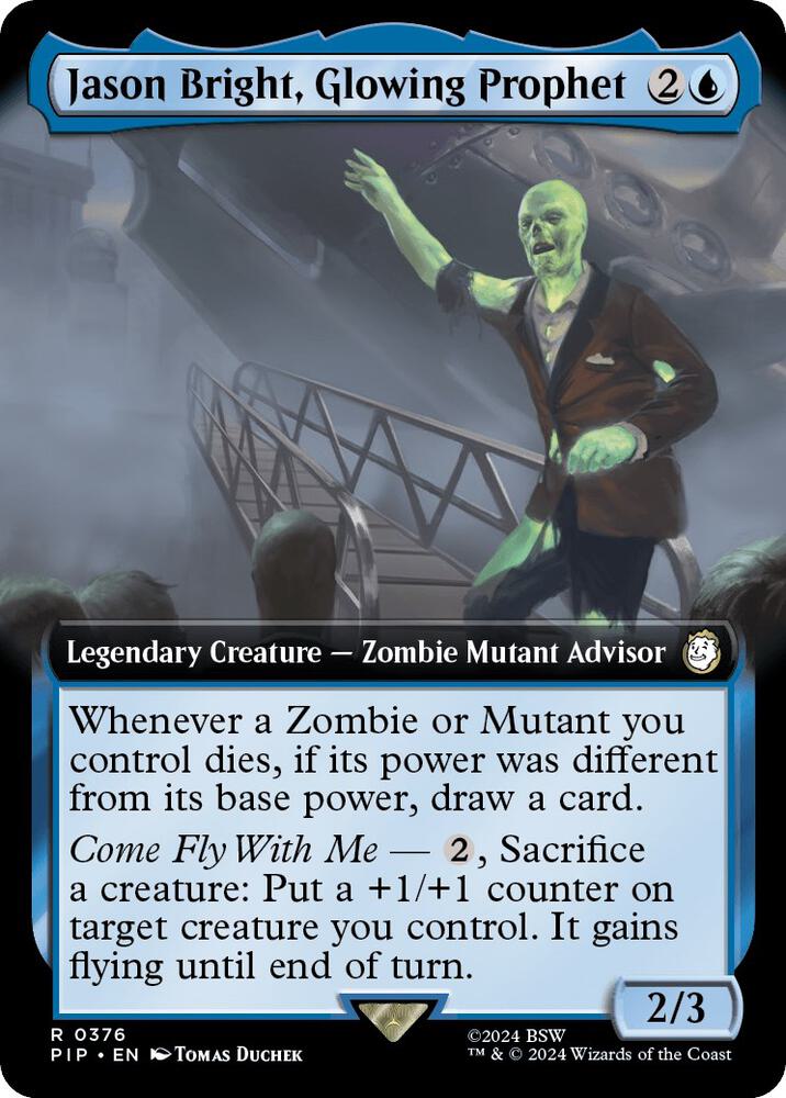 Jason Bright, Glowing Prophet (Extended Art) | Universes Beyond: Fallout #376