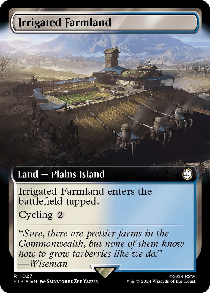 Irrigated Farmland (Extended Art) (Surge Foil) | Universes Beyond: Fallout #1027