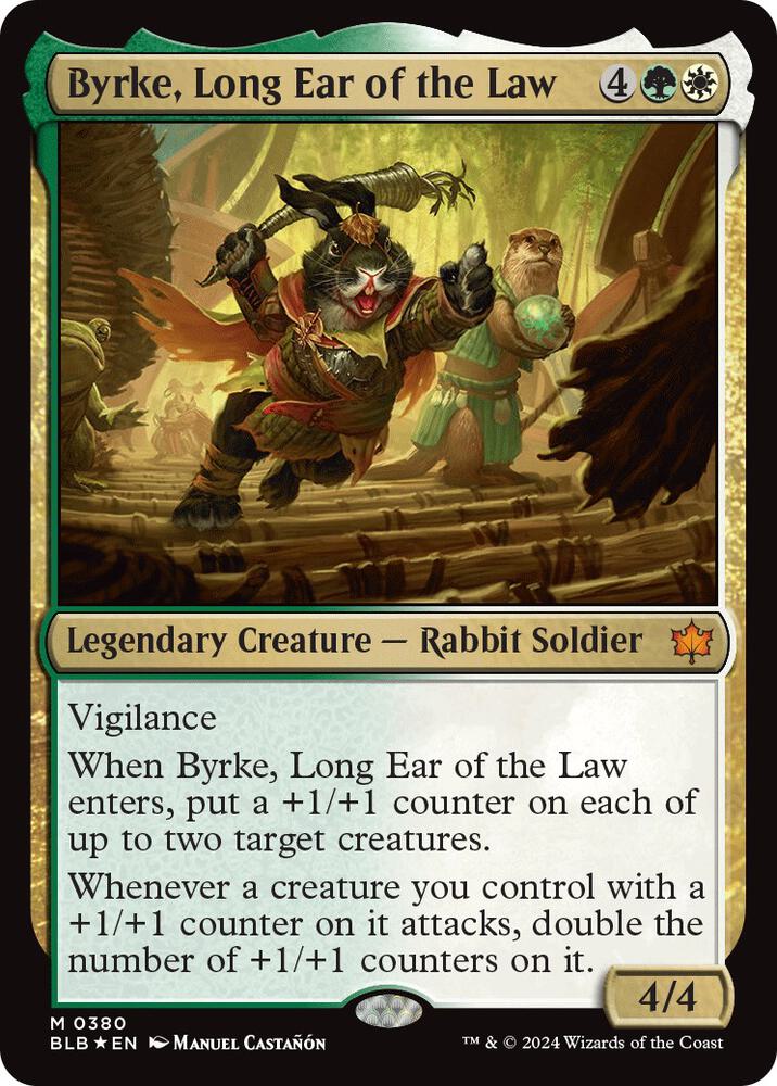 Byrke, Long Ear of the Law | Bloomburrow #380