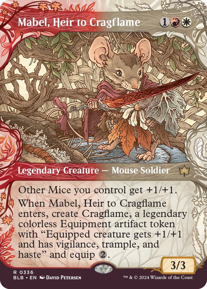 Mabel, Heir to Cragflame (Showcase) | Bloomburrow #336