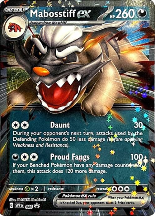 Mabosstiff ex - 086 | SV: Scarlet & Violet Promo Cards #086