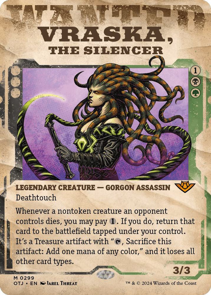 Vraska, the Silencer (Showcase) | Outlaws of Thunder Junction #299