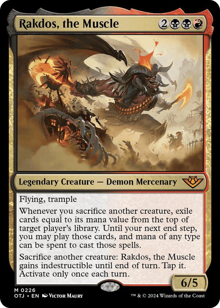 Rakdos, the Muscle | Outlaws of Thunder Junction #226