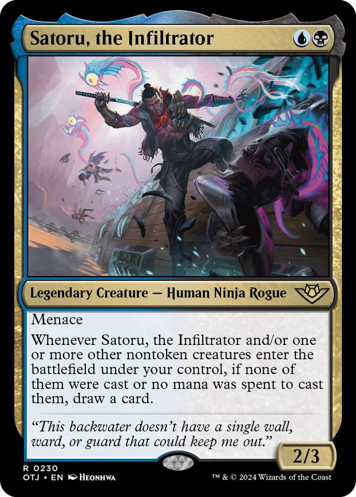 Satoru, the Infiltrator | Outlaws of Thunder Junction #230