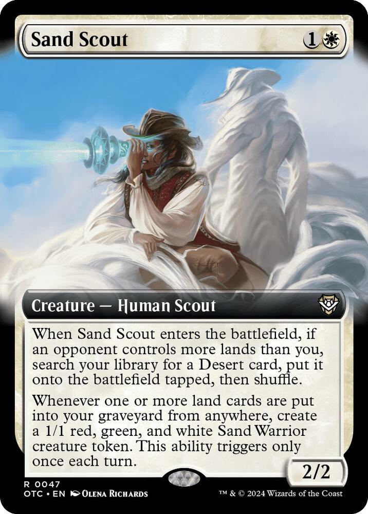 Sand Scout (Extended Art) | Commander: Outlaws of Thunder Junction #47