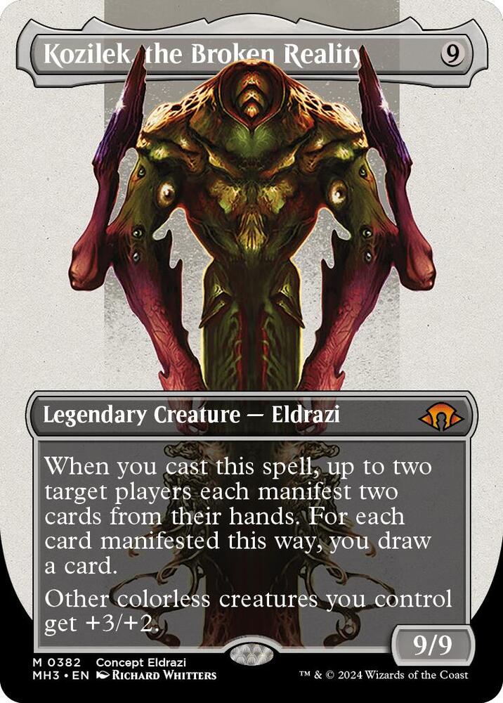Kozilek, the Broken Reality (Borderless) | Modern Horizons 3 #382