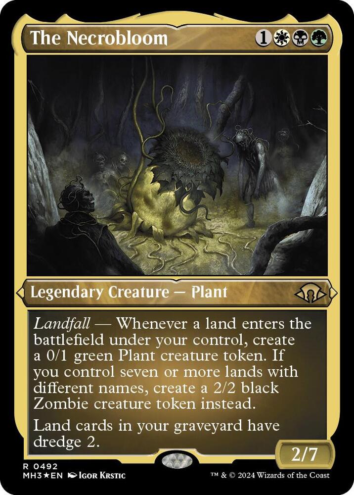 The Necrobloom (Foil Etched) | Modern Horizons 3 #492