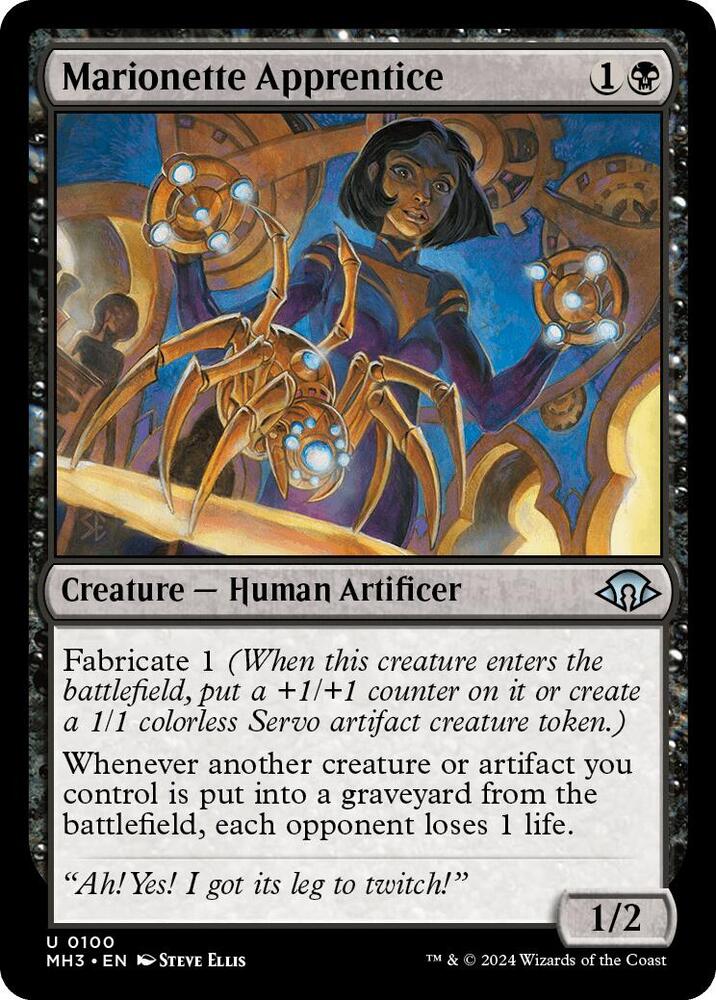 Marionette Apprentice | Modern Horizons 3 #100