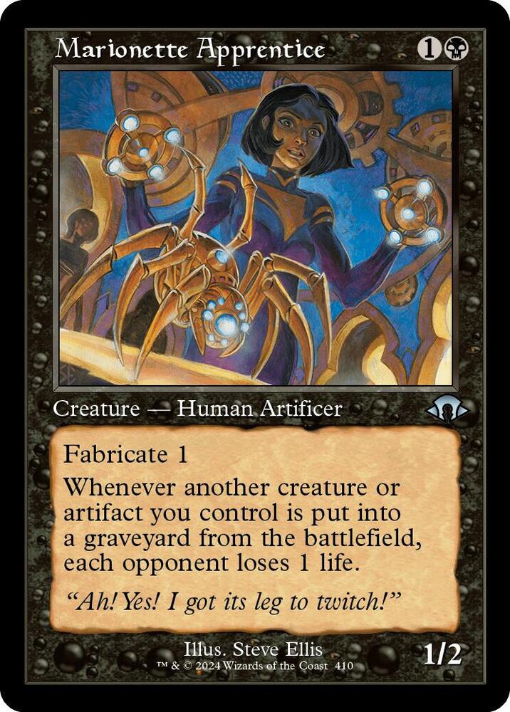 Marionette Apprentice (Retro Frame) | Modern Horizons 3 #410