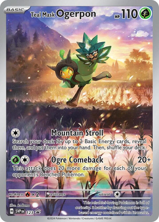 Teal Mask Ogerpon - 123 | SV: Scarlet & Violet Promo Cards #123