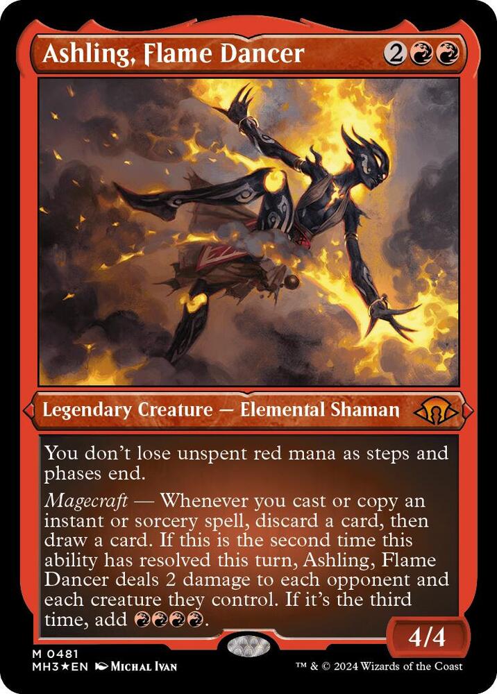 Ashling, Flame Dancer (Foil Etched) | Modern Horizons 3 #481