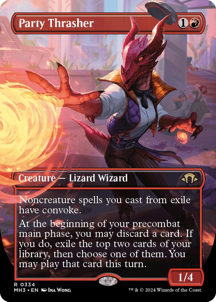 Party Thrasher (Borderless) | Modern Horizons 3 #334