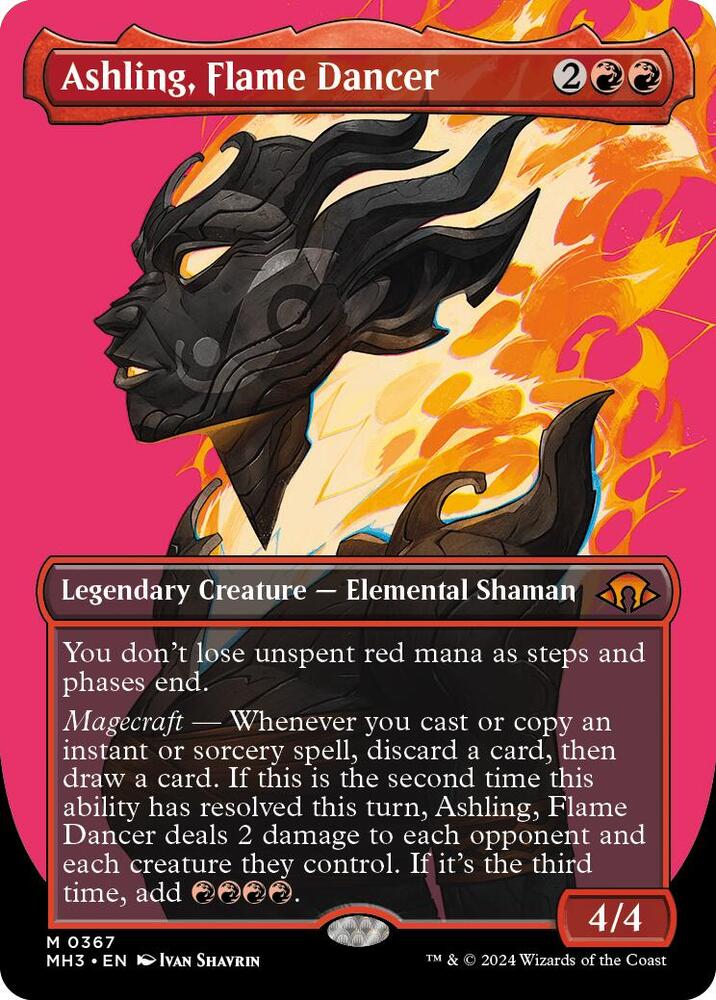 Ashling, Flame Dancer (Borderless) | Modern Horizons 3 #367