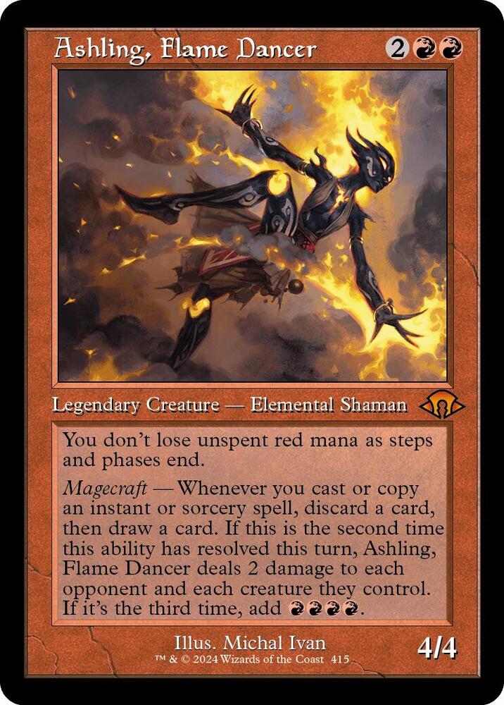 Ashling, Flame Dancer (Retro Frame) | Modern Horizons 3 #415