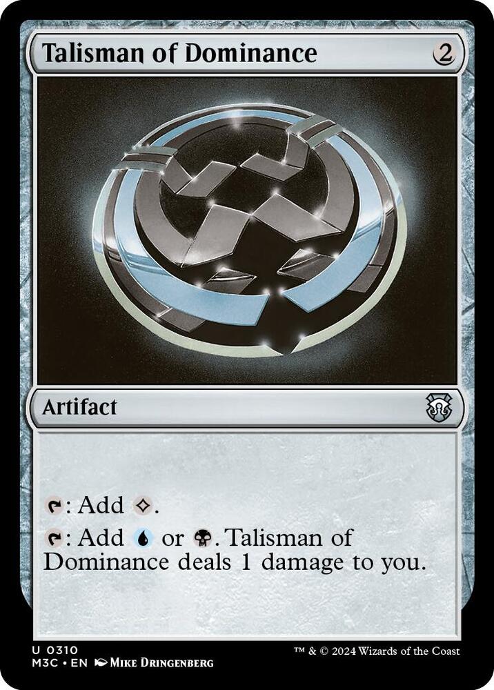 Talisman of Dominance | Commander: Modern Horizons 3 #310