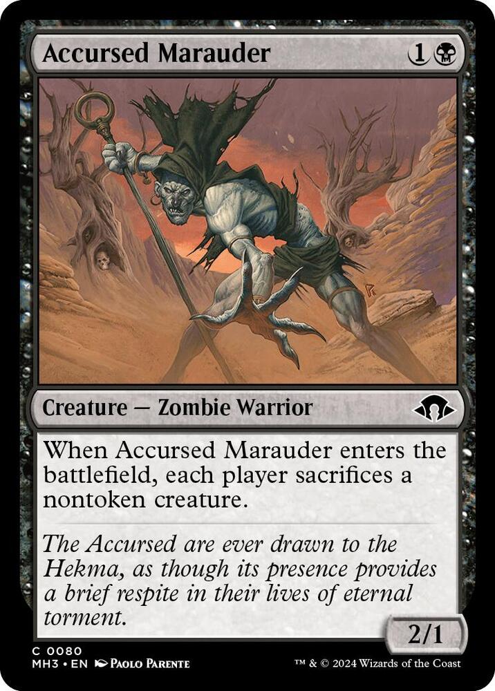 Accursed Marauder | Modern Horizons 3 #80