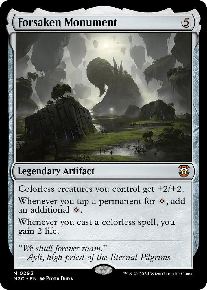 Forsaken Monument (Ripple Foil) | Commander: Modern Horizons 3 #293