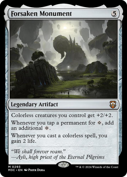 Forsaken Monument (Ripple Foil) | Commander: Modern Horizons 3 #293