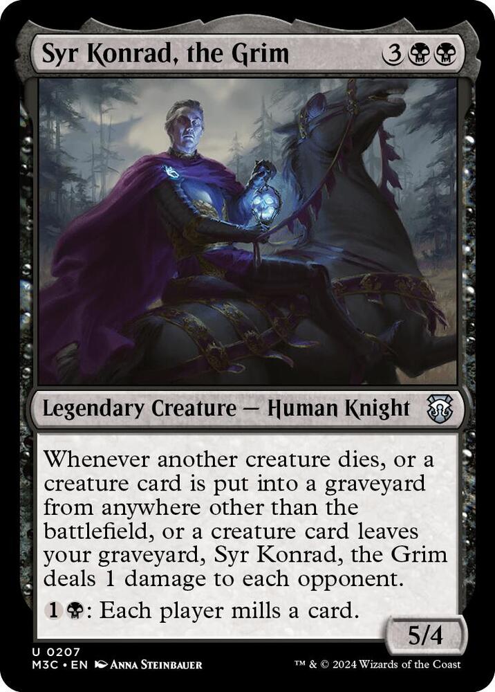 Syr Konrad, the Grim | Commander: Modern Horizons 3 #207