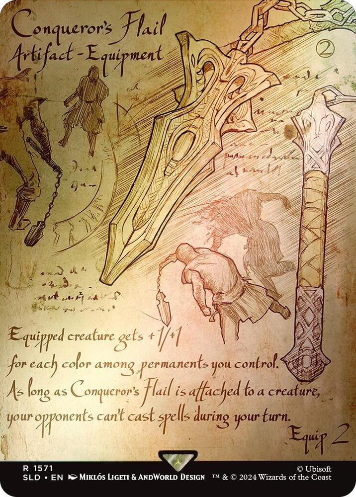 Conqueror's Flail (Rainbow Foil) | Secret Lair Drop Series #1571